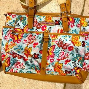 Lily Bloom canvas tote